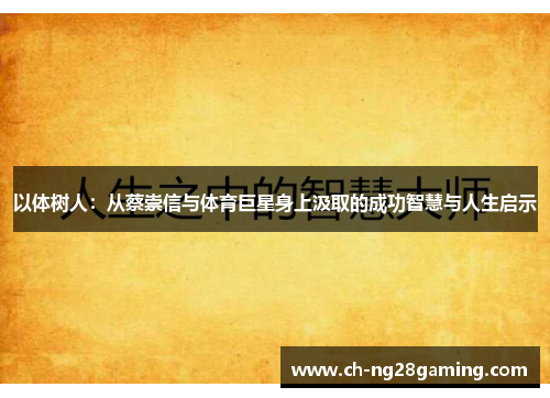 以体树人：从蔡崇信与体育巨星身上汲取的成功智慧与人生启示